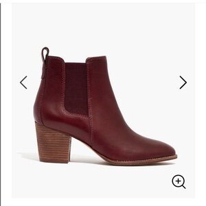 Madewell the Regan boot in Cabernet